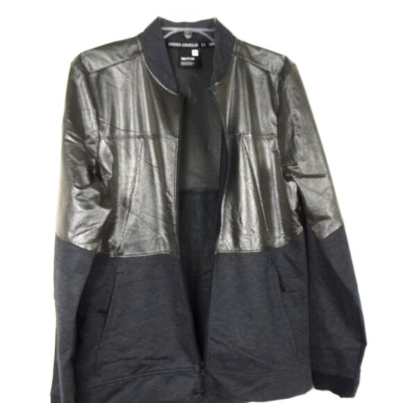 Under Armour Rain Jacket Men's Size S Gray Full Zip Unstoppable Swacket - Picture 3 of 9